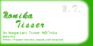 monika tisser business card